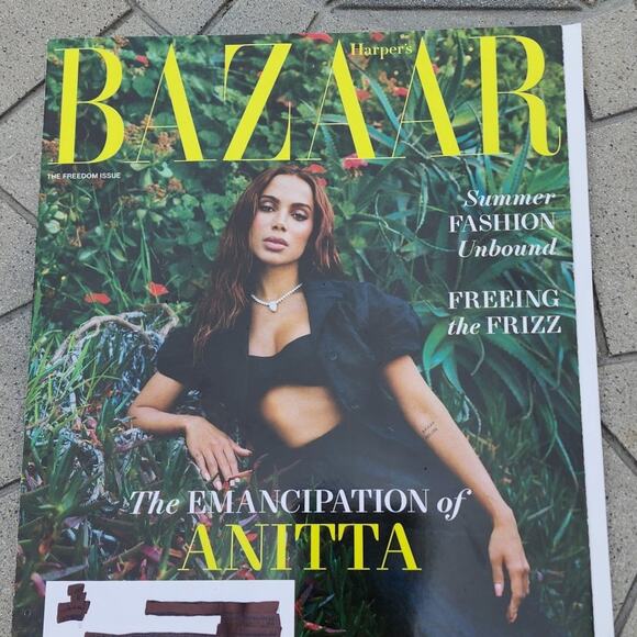Harpers Bazaar Magazine Anitta The Freedom Issue Fashion Periodical - Picture 2 of 5